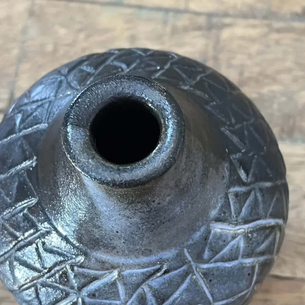 Handcrafted Ceramic Vase 4.75